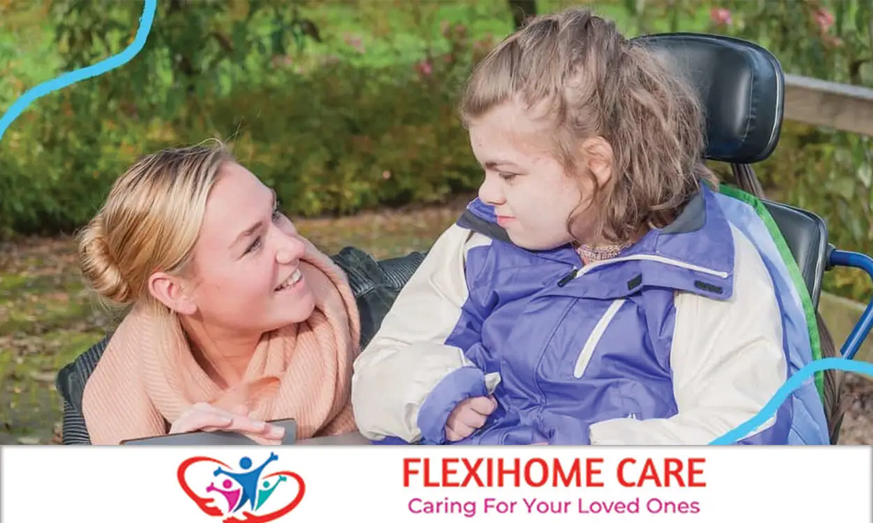 FlexiHome Care carer supporting a participant
